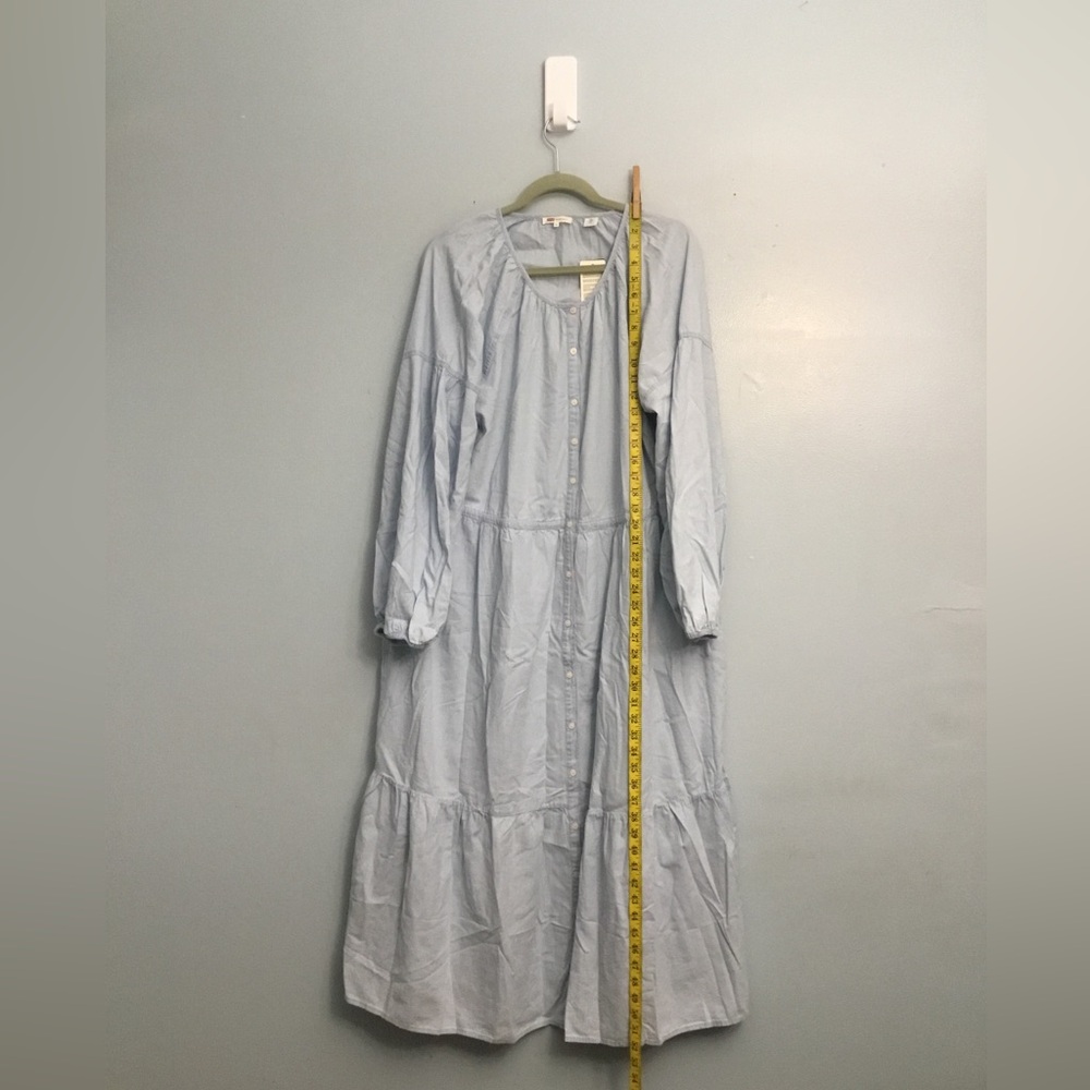 Levi's Sky Blue Long Sleeve Dress